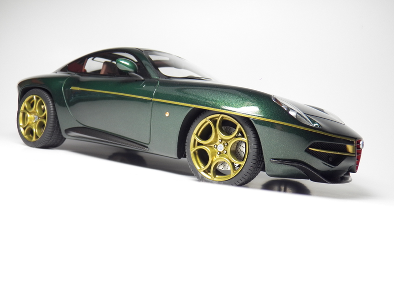 Illustration for article titled AP's 1:18 Grail Car: Touring Superleggera 2014 Alfa Romero Disco Volante by Tecnomodel